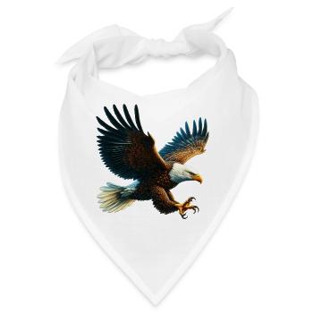 Adler - Bandana - Weiß - Vorne