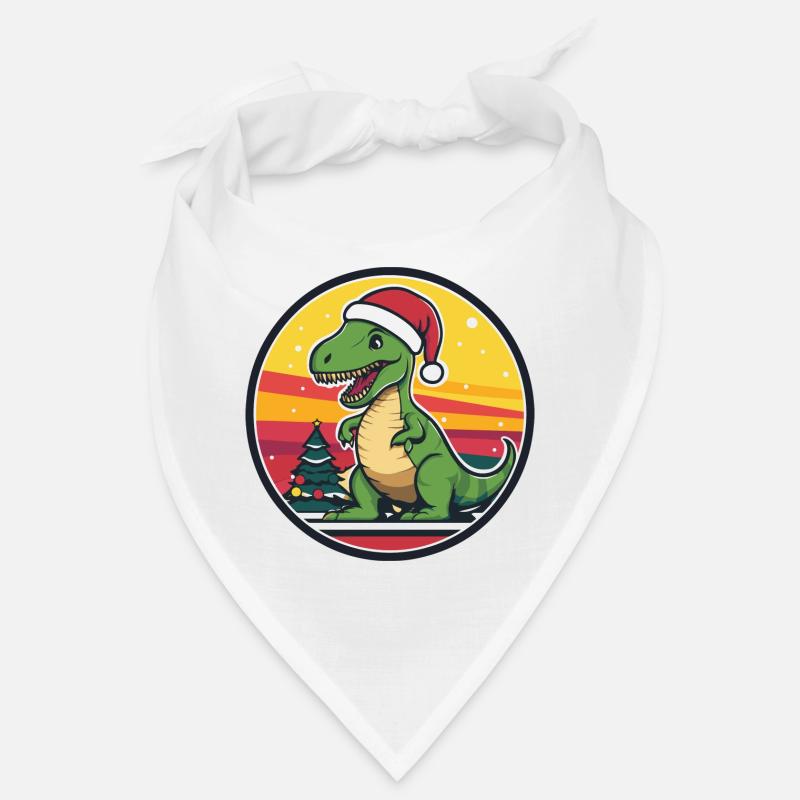 Dinosaurier T-Rex Weihnachten Tier Bandana