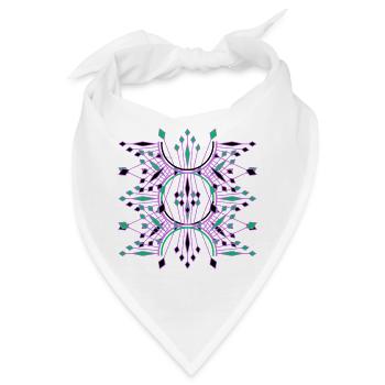Designerkleidung und Tragetaschen, schick und einzigartiger Stil. - Bandana - Weiß - Vorne
