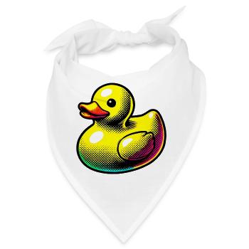 Ente Ente Ente Ente Ente - Bandana - Weiß - Vorne