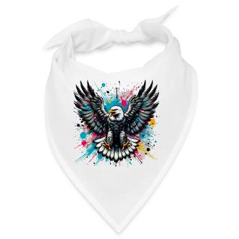 Adler - Bandana - Weiß - Vorne