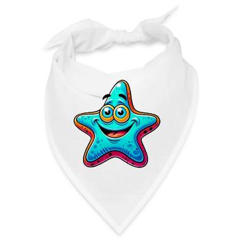 Seestern - Bandana - Weiß - Vorne