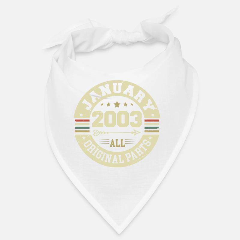 Janvier 2003 - Anniversaire en janvier 2003 Bandana