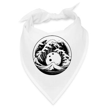 Bowling - Bandana - Weiß - Vorne
