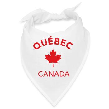 QUEBEC CANADA - Bandana - Weiß - Vorne