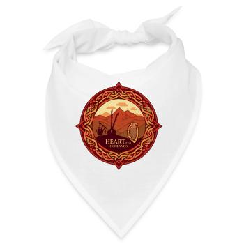 Schottland - Bandana - Weiß - Vorne