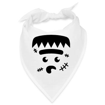 Zombie Kostüm Halloween Kostüm - Bandana - Weiß - Vorne