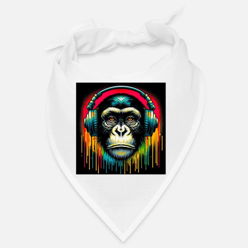 Chimpanzee Monkey Bandana
