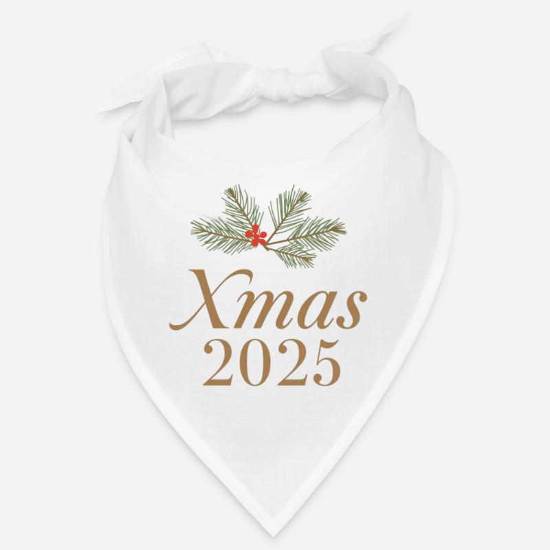Noël d’or 2025 – Conception de gui Bandana