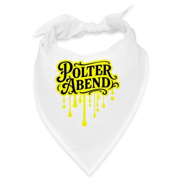 Polter Abend Polterhochzeit - Bandana - Weiß - Vorne