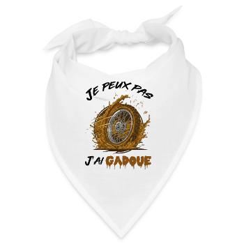 Ich kann nicht Ich habe ein Motorrad-Offroad-Abenteuer geschleppt - Bandana - Weiß - Vorne