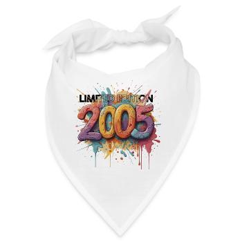 2005 Limitierte Edition Farbexplosion Graffiti - Bandana - Weiß - Vorne
