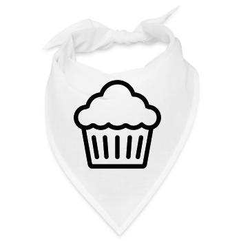 Muffin - Bandana - Weiß - Vorne