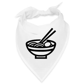 Ramen - Bandana - Weiß - Vorne