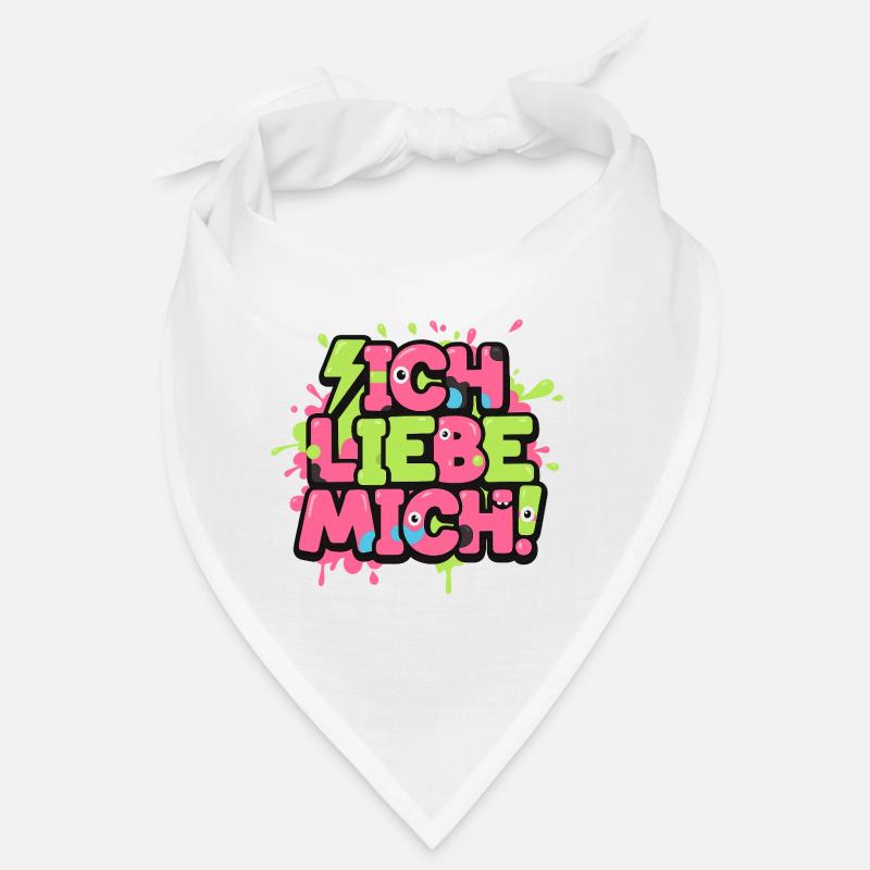 Ich Liebe Mich Graffiti Design Bandana