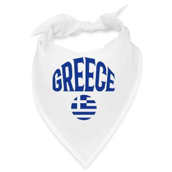Greece - Bandana - Weiß - Vorne
