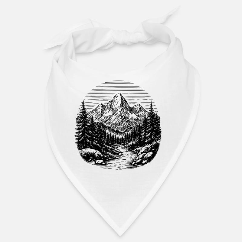 Pfad durch den Wald Bandana