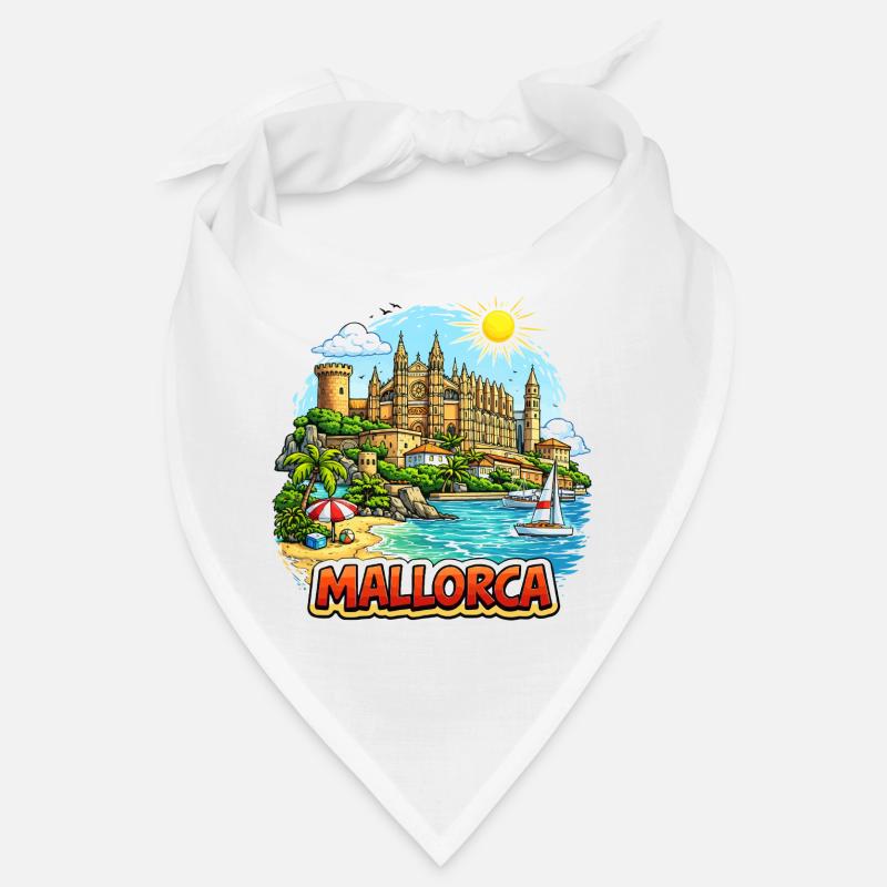 Mallorca Beach Panorama Bandana