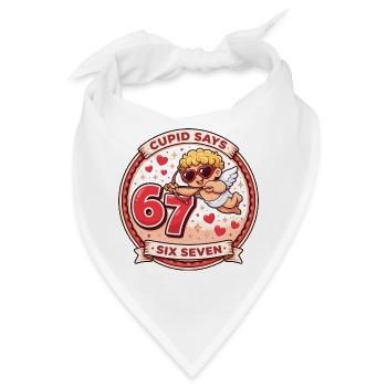 Cupid Tage 67 Liebe Lustig Geschenk Valentinstag - Bandana - Weiß - Vorne
