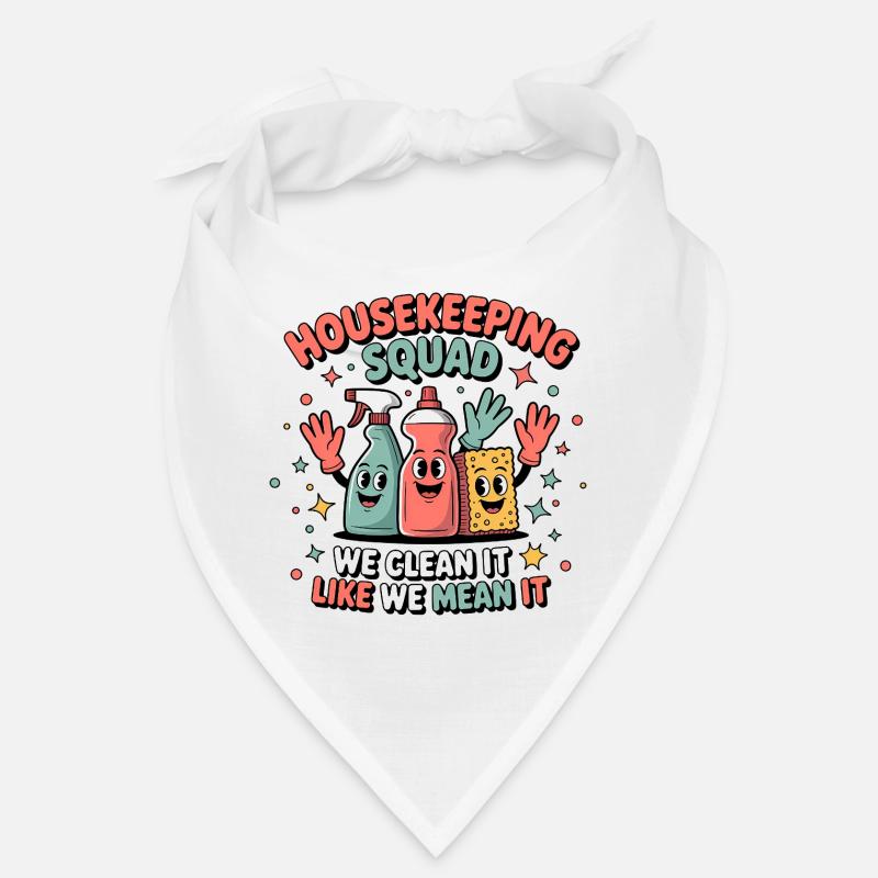Lustiges Putzen Design Bandana