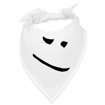 good mood - Bandana - Weiß - Vorne