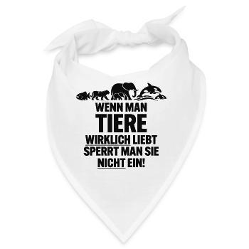 anti ZOO - Bandana - Weiß - Vorne