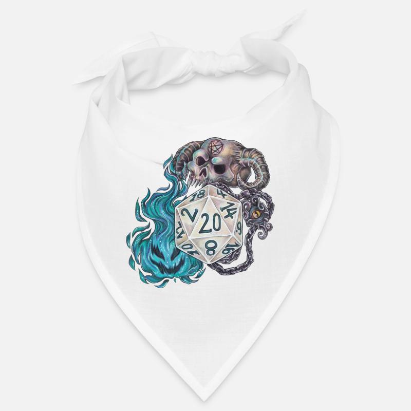 Démoniste de dés de table RPG D20 Bandana