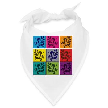 Äppelwoi bunt - Bandana - Weiß - Vorne