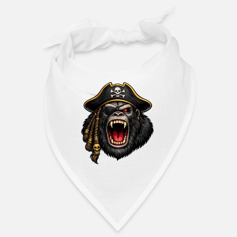 Pirate Gorilla Captain Bandana