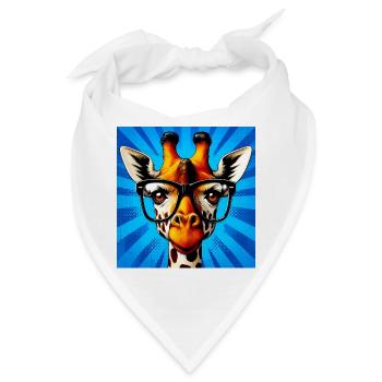 Giraffe - Bandana - Weiß - Vorne