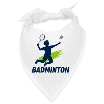 Badminton Kids Tshirt design - Bandana - Weiß - Vorne