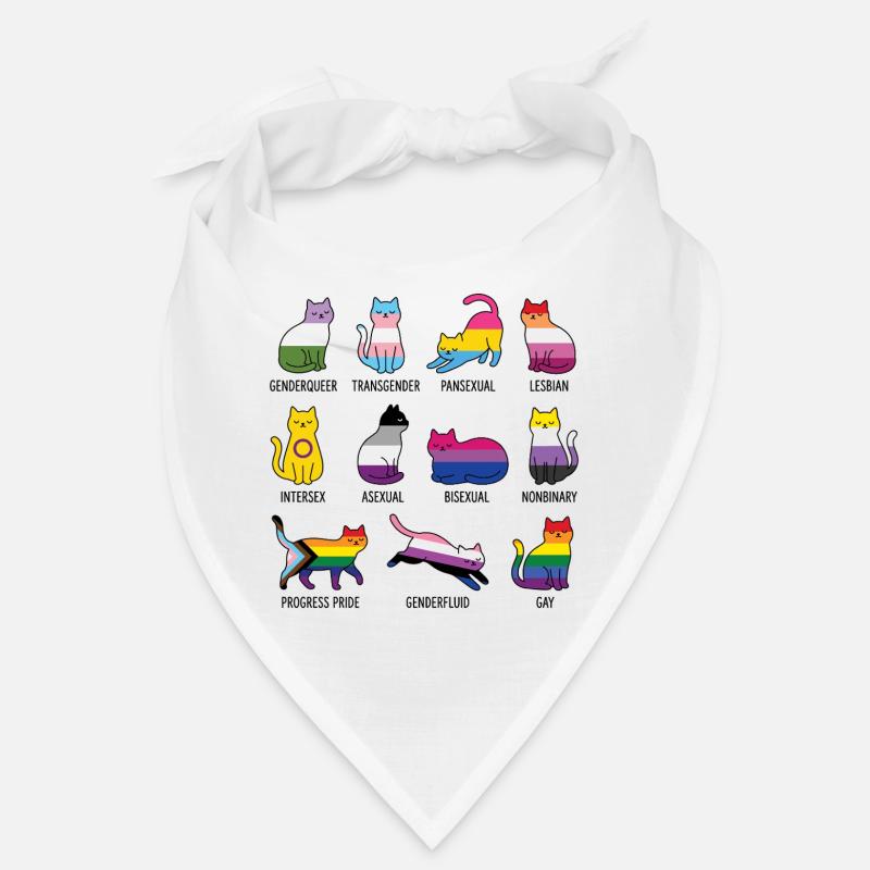 LGBTQ-Pride-Monat – Rainbow Cats Bandana