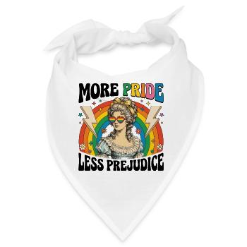 LGBTQ-Pride-Monat – Mehr Pride, weniger Vorurteile - Bandana - Weiß - Vorne