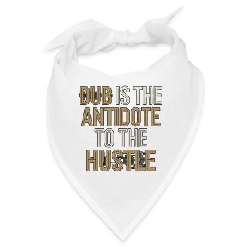 Dub Hustle - Bandana - Weiß - Vorne