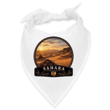 Sahara Abenteuer Urlaub Wüste Marokko Nordafrika - Bandana - Weiß - Vorne