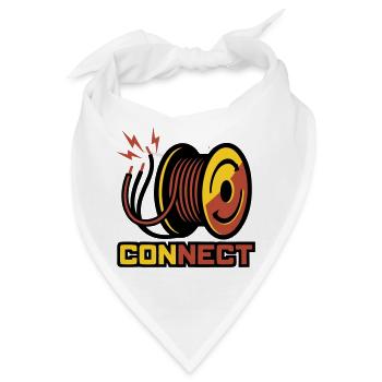 Kabeltrommel Kabel Logo - Bandana - Weiß - Vorne