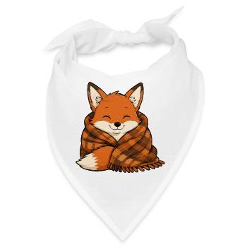fuchs-decke - Bandana - Weiß - Vorne