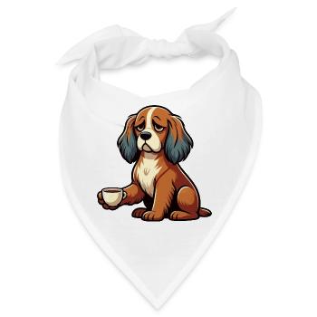 Cocker Spaniel Cockerhund Cocker Spaniel Besitzer - Bandana - Weiß - Vorne
