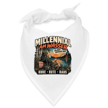 Millennial am Wasser – Slavic Weekend Mode - Bandana - Weiß - Vorne