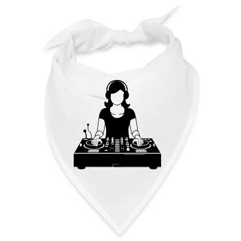 DJ - Bandana - Weiß - Vorne