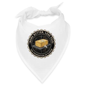 Butter Original Salz - Bandana - Weiß - Vorne