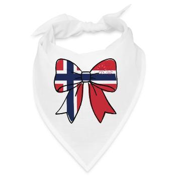 Norwegischer Bogen - Bandana - Weiß - Vorne