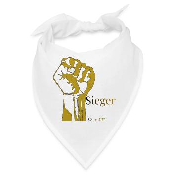 siegreich - Bandana - Weiß - Vorne