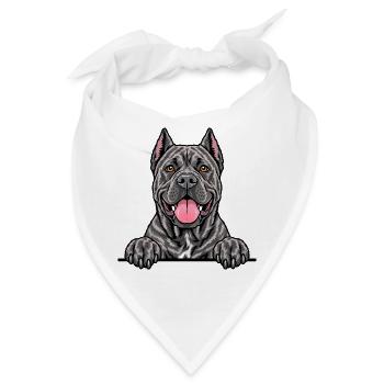 Cane Corso - Bandana - Weiß - Vorne