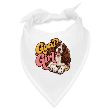 Englischer Springer-Spaniel - Bandana - Weiß - Vorne