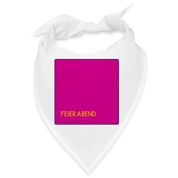 Feierabend - Bandana - Weiß - Vorne