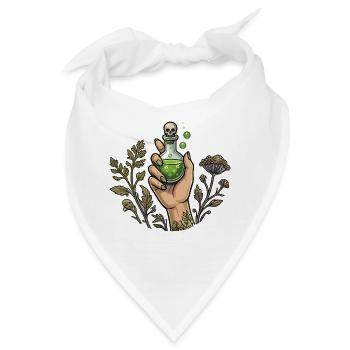 Alchemistischer Trank mit Kräutern - Bandana - Weiß - Vorne
