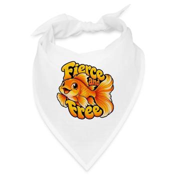 Goldfische - Bandana - Weiß - Vorne