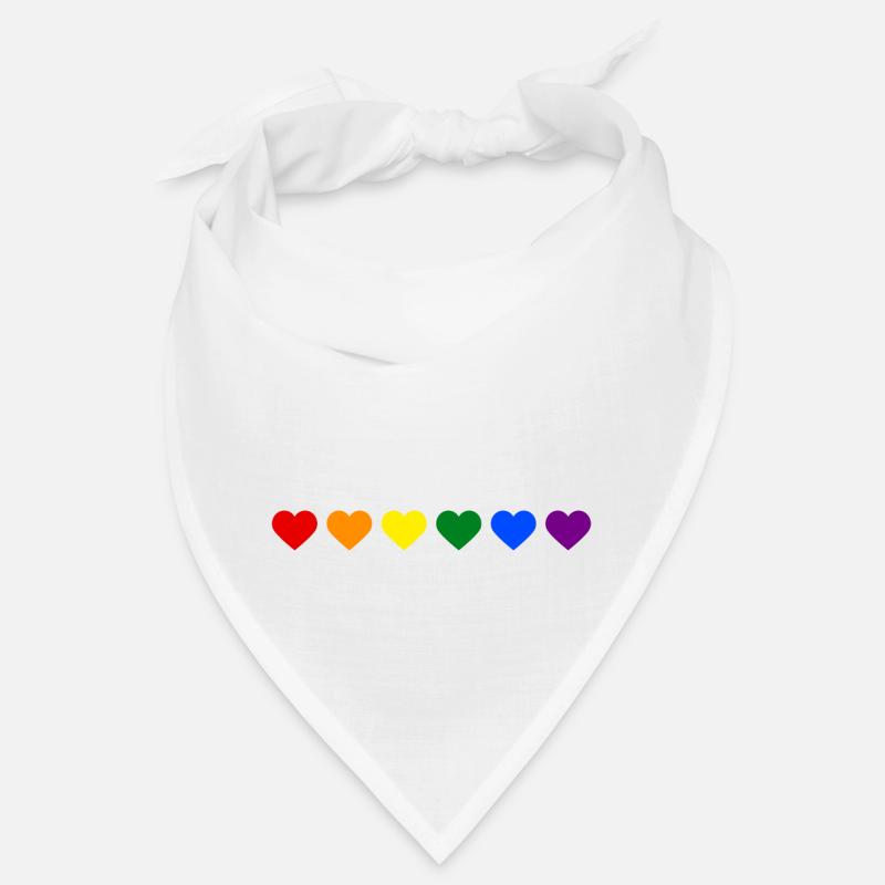 Regenbogenherzen Bandana