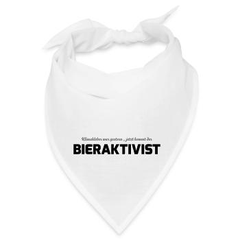 Klimakleber - Bieraktivist - Bandana - Weiß - Vorne